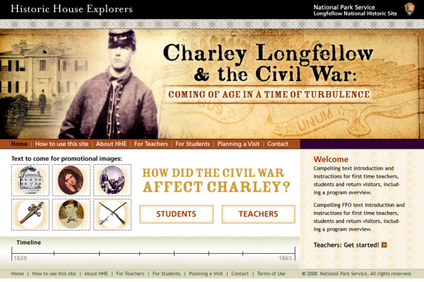 “Charley Longfellow & The Civil War” Historic House Explorers Program